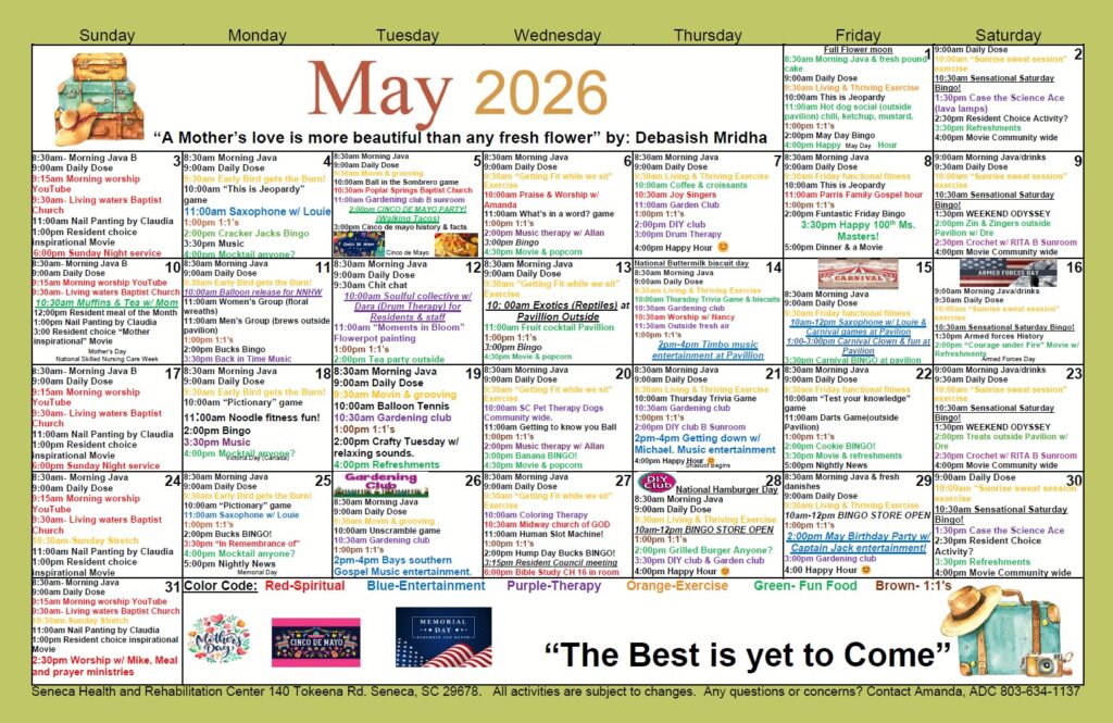 May 2026 Calendar