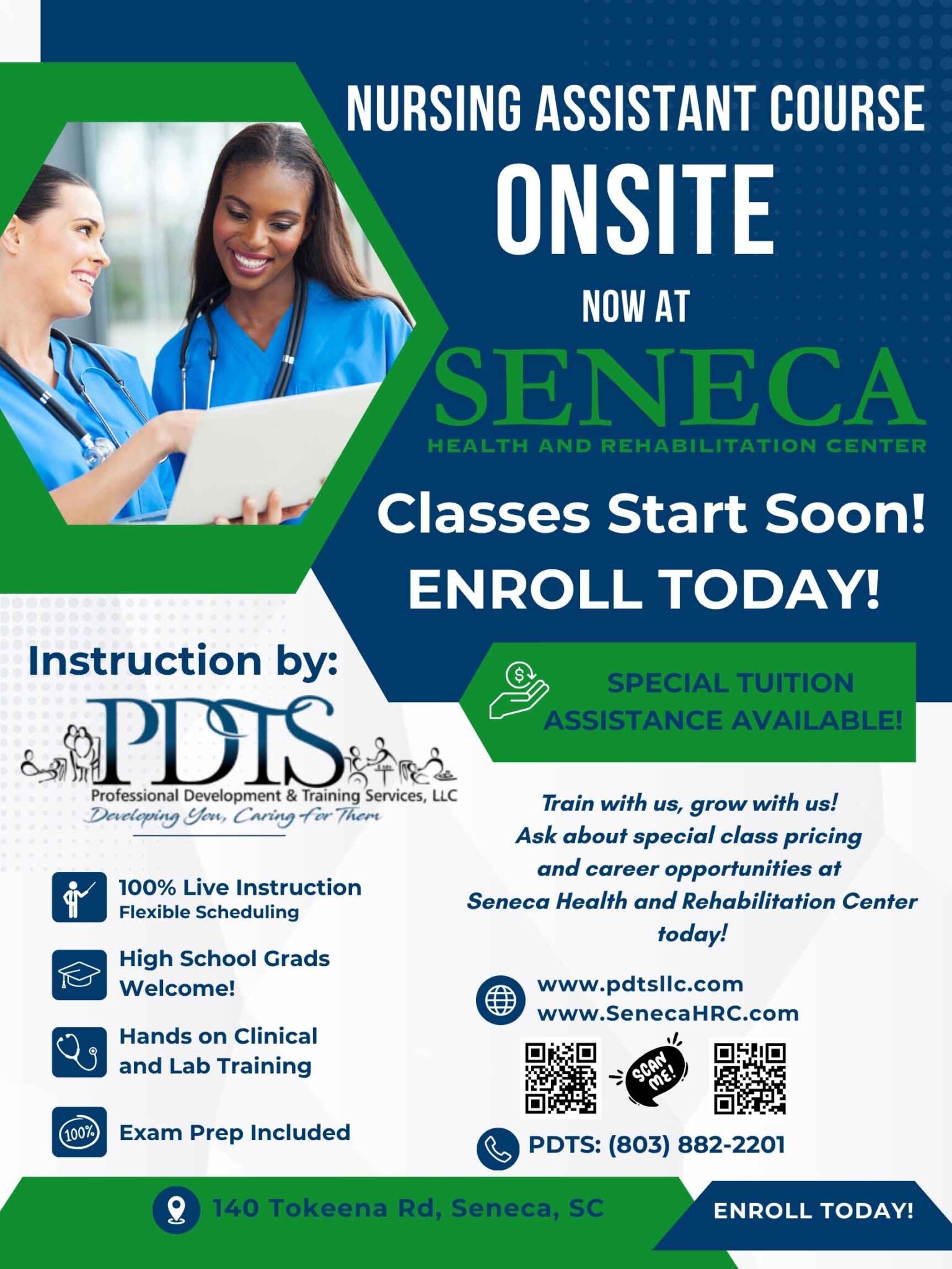 Seneca NA School Flyer